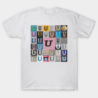 Nick's Type Art: U T-Shirt